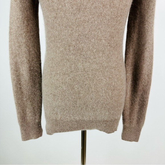 Saks Fifth Avenue Brown Cashmere Crewneck Sweater XS - Picture 12 of 13